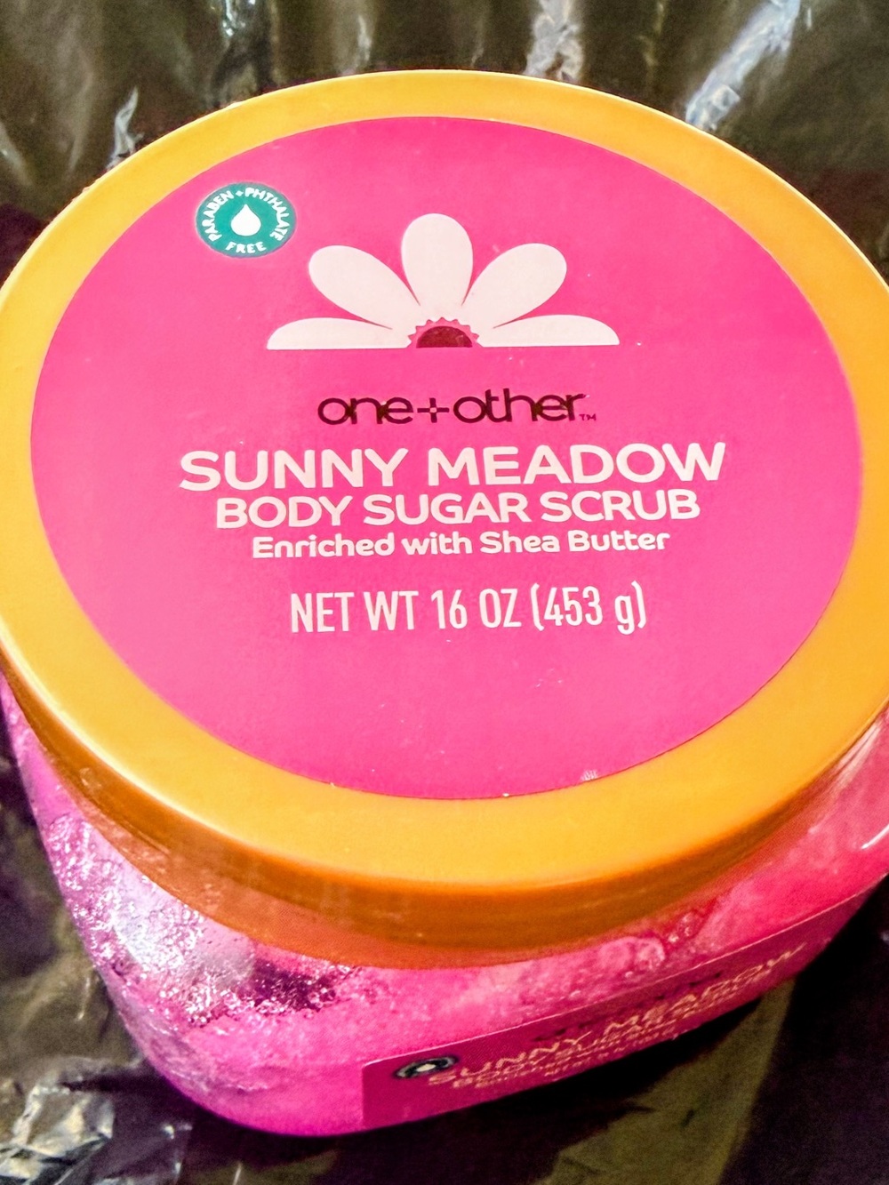 Sunny Meadow Body Sugar Scrub — Bright Pink